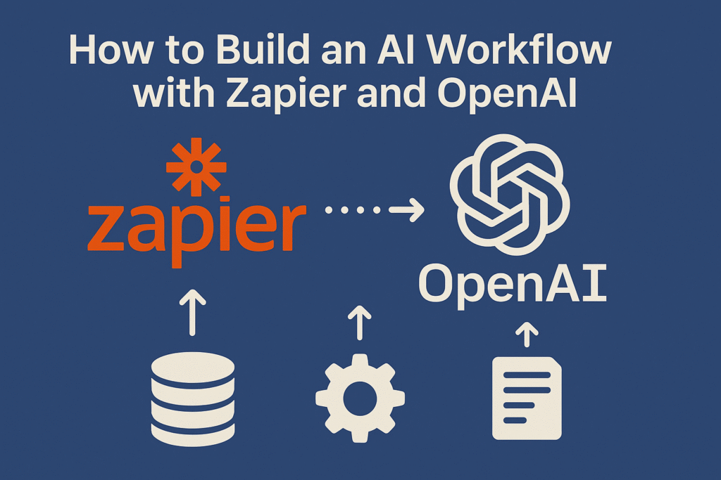Build an AI Workflow with Zapier and OpenAI