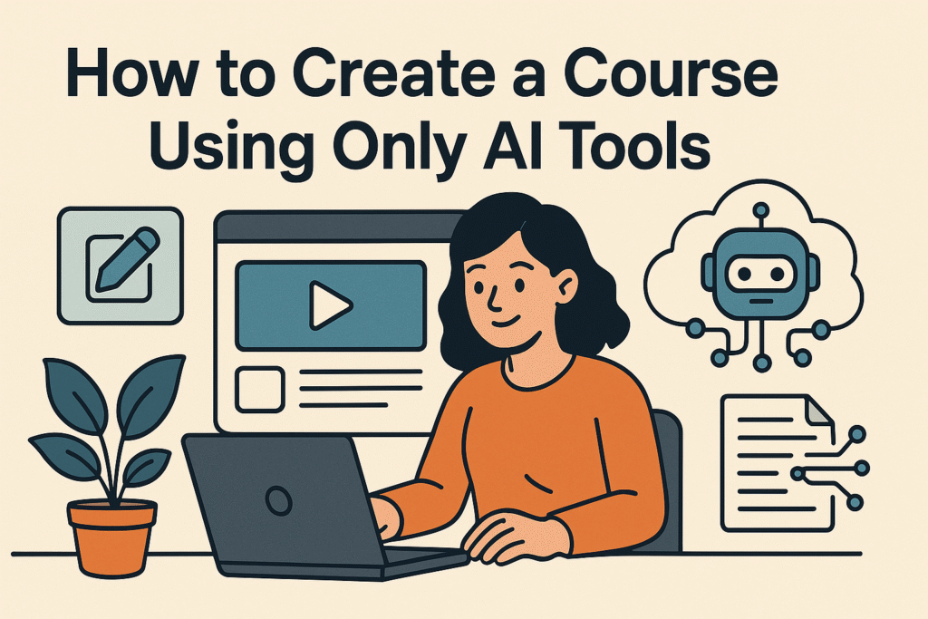 Create a Course Using Only AI Tools