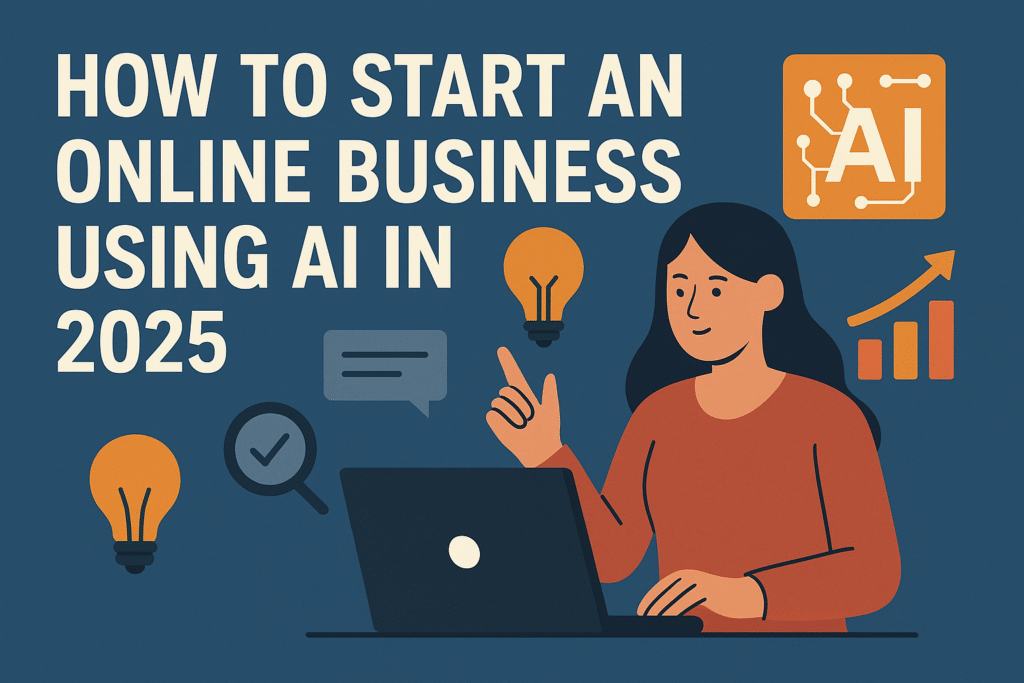 Start an Online Business Using AI