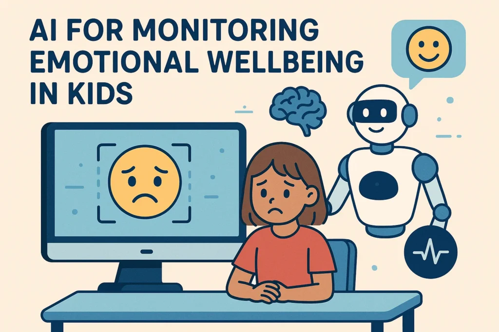 AI for monitoring emotional wellbeing in kids