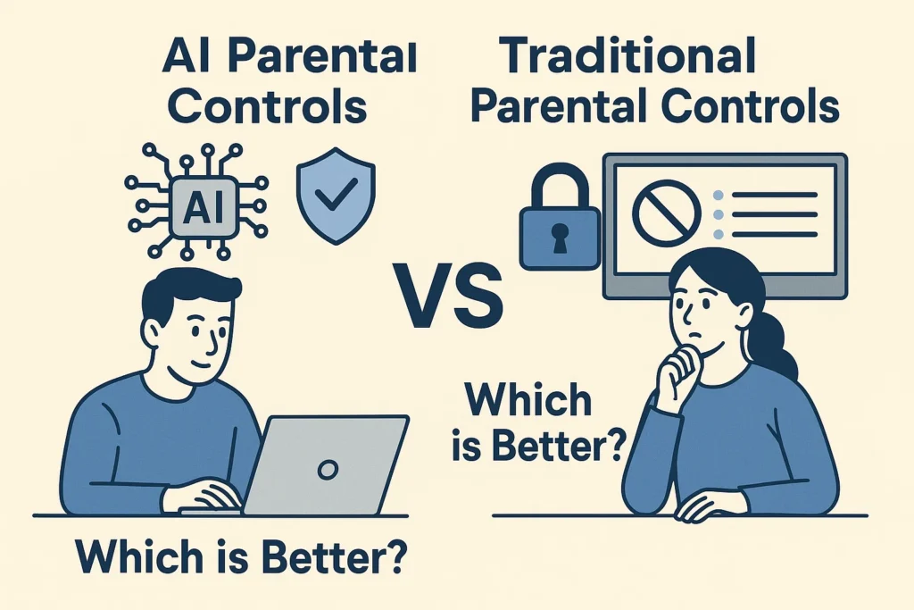 AI vs traditional parental controls