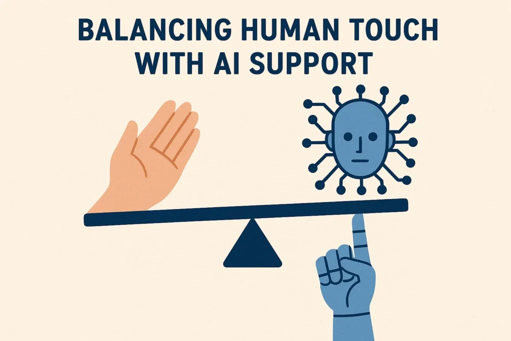 Balancing Human Touch with AI Support