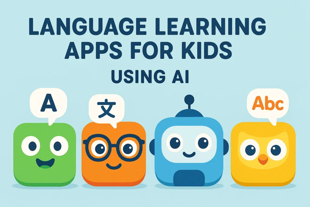 Language Learning Apps for Kids Using AI