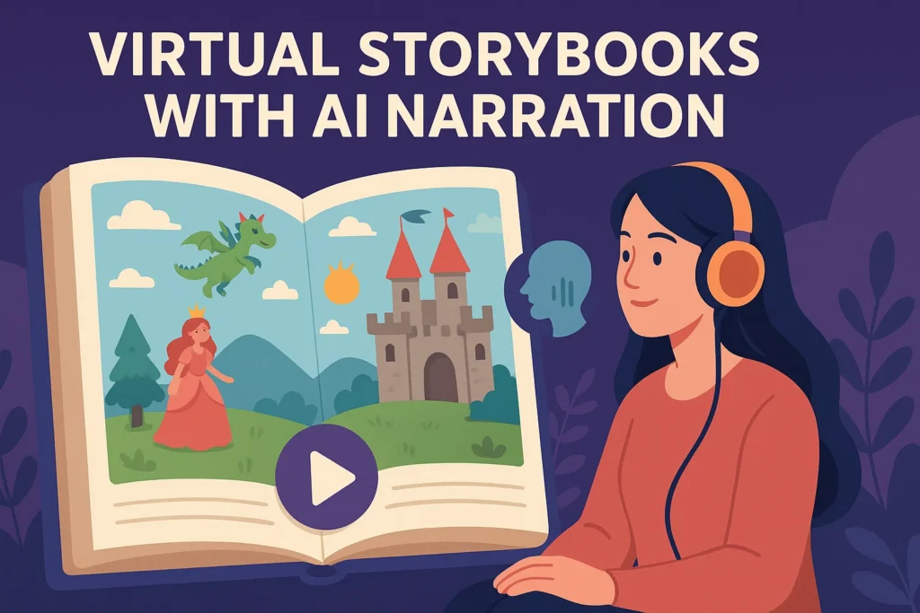 virtual storybooks with AI narration