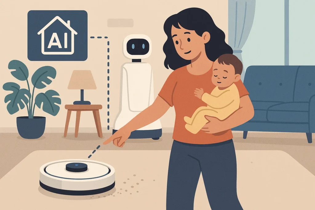 AI-driven home cleaning