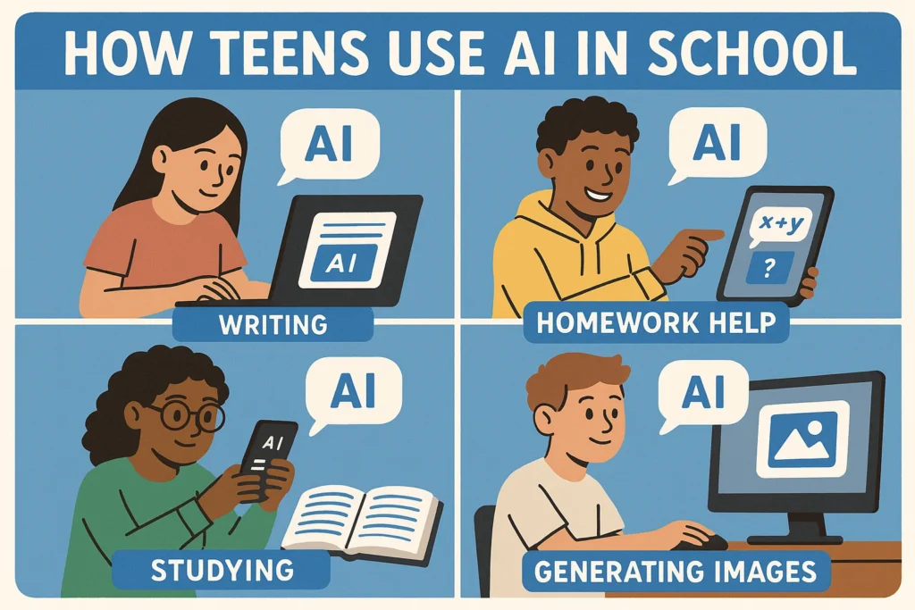 How Teens Use AI in School