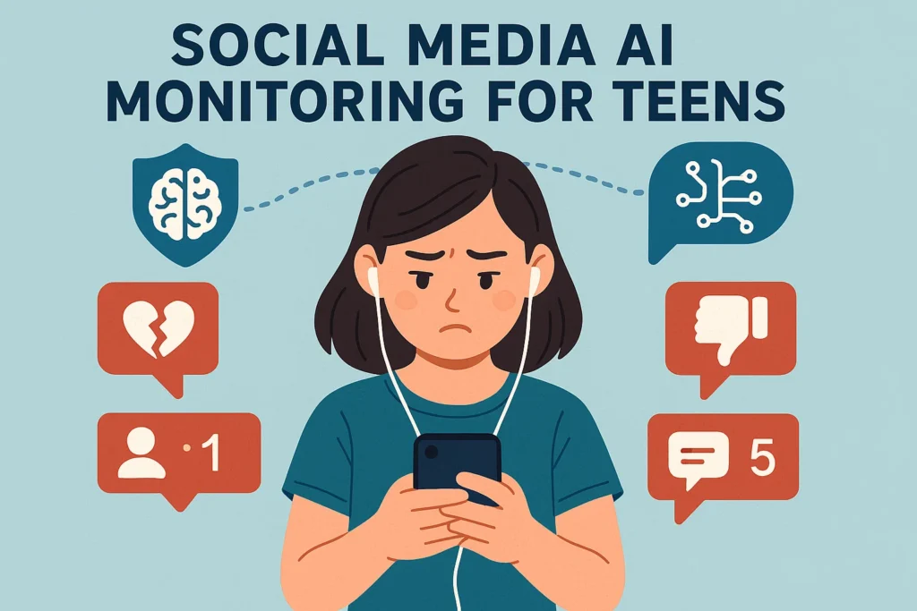 Social Media AI Monitoring for Teens